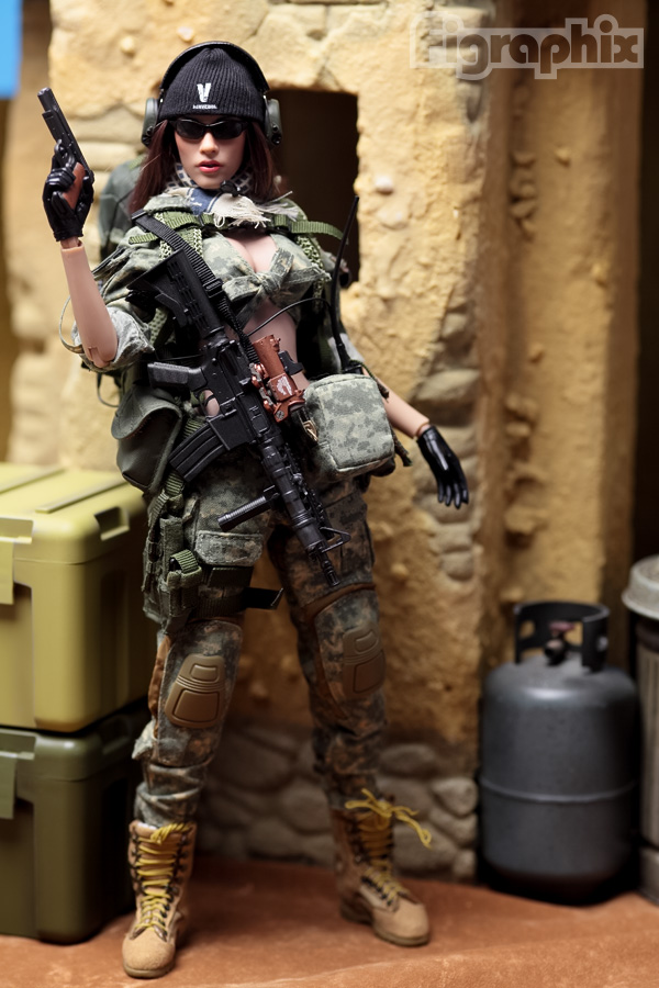 VERYCOOL】 1/6 ACU Camo Female Shooter | talkin' in the sleep