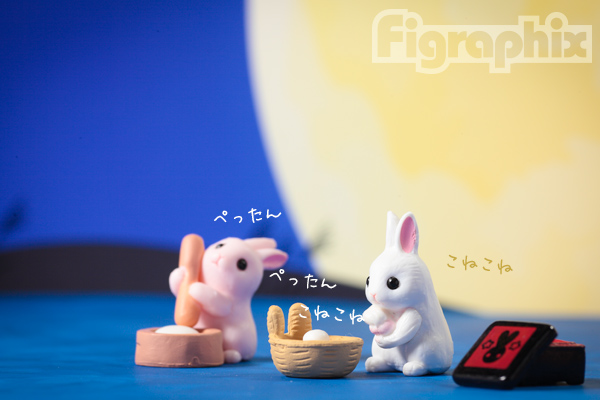 エポック社 カプセルコレクション もちつきうさぎ3 エポック社 カプセルコレクション もちつきうさぎ3