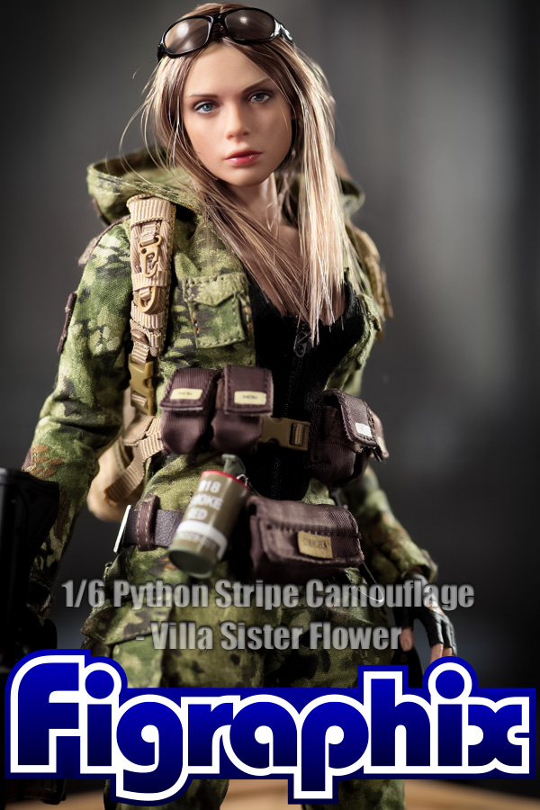 Verycool】 1/6 Python Stripe Camouflage - Villa Sister Flower 