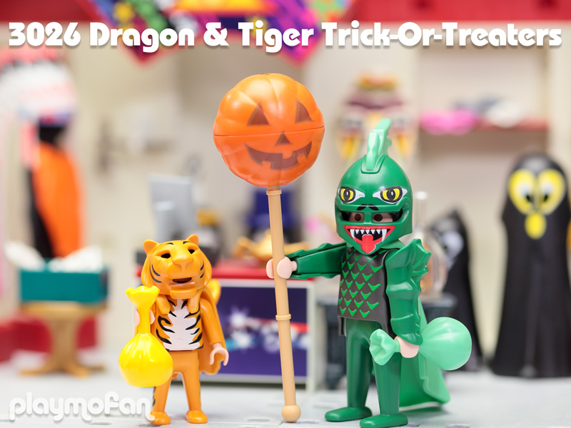 playmobil 3026 Dragon & Tiger Trick-Or-Treaters