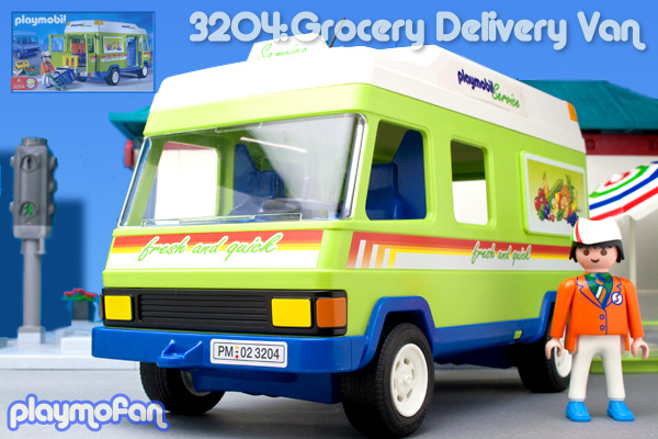 playmobil 3204 Grocery Delivary Van