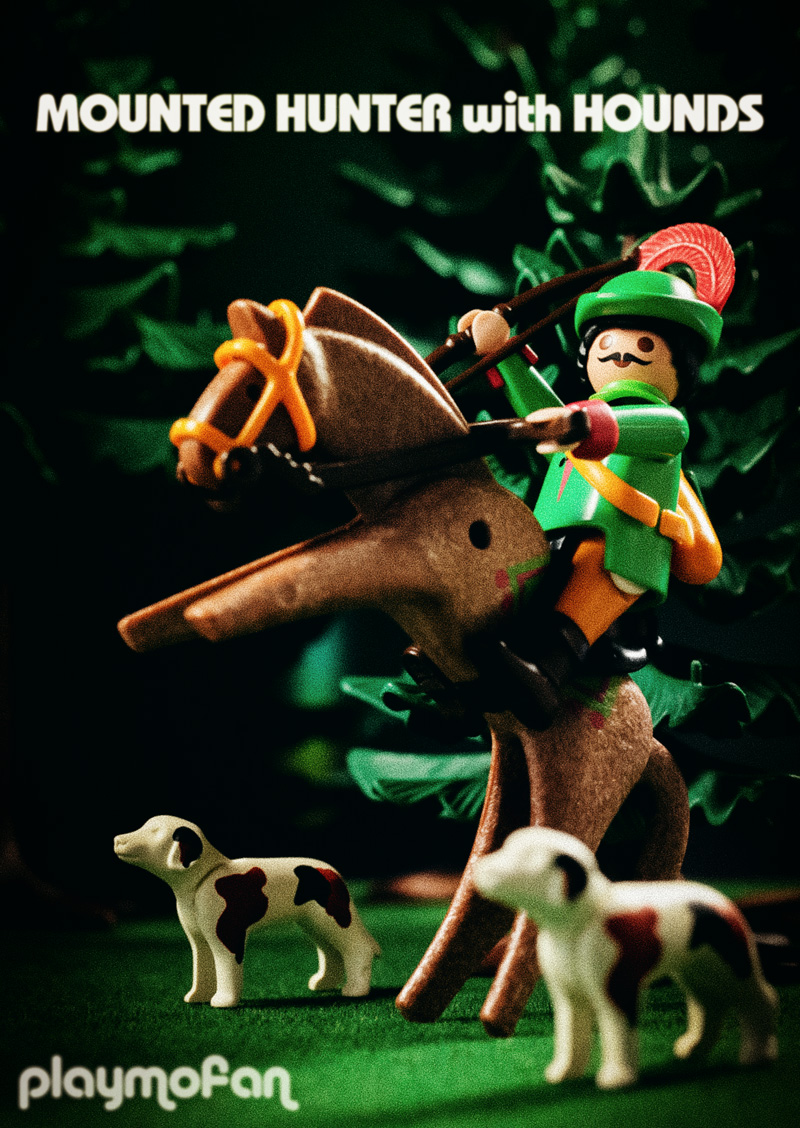 playmobil 3629 Mounted Hunter with Hounds
