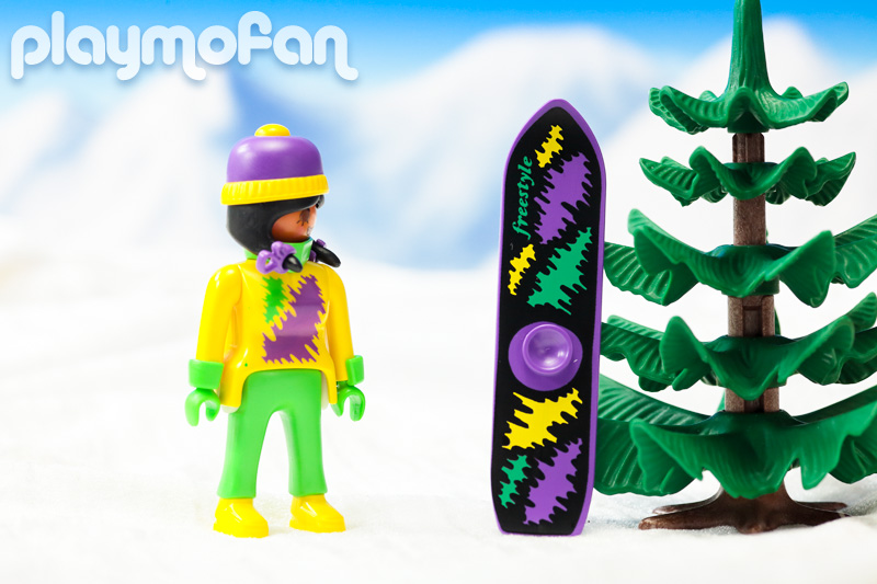 playmobil 3683 Girl On Snowboard