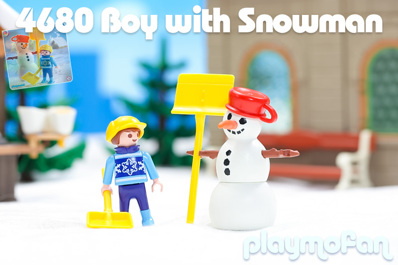  playmobil 4680 Boy with Snowman