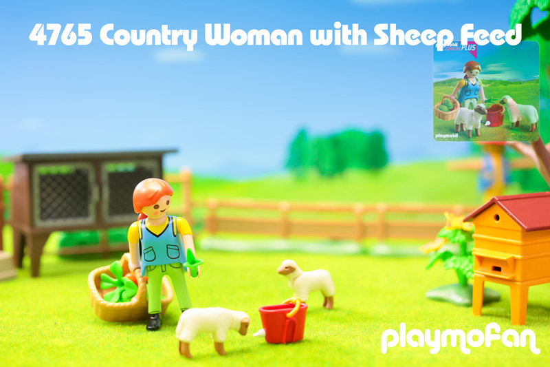 playmobil 4765 Country Woman with Sheep Feed