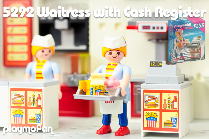  playmobil 5292 Waitress with Cash Register