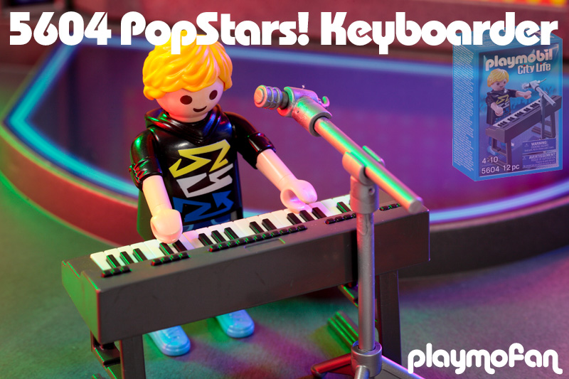 Playmobil Pop Stars Keyboarder 5604-12 Piece Set NEW!!
