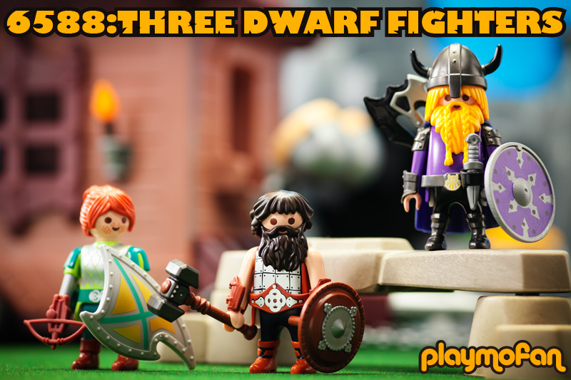 playmobil 6588 Three Dwarf Fighters