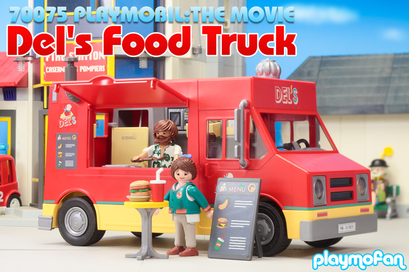  playmobil 70075 PLAYMOBIL:THE MOVIE Del's Food Truck