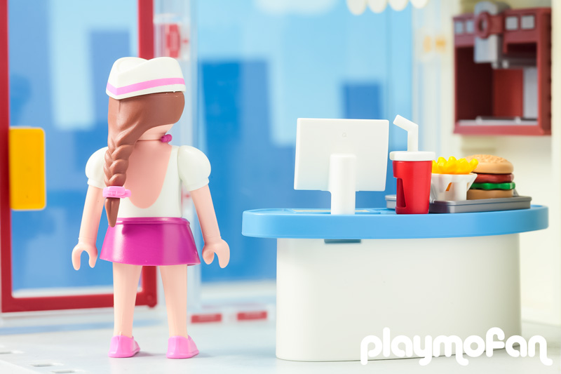  playmobil 70084 Diner Waitress with Counter