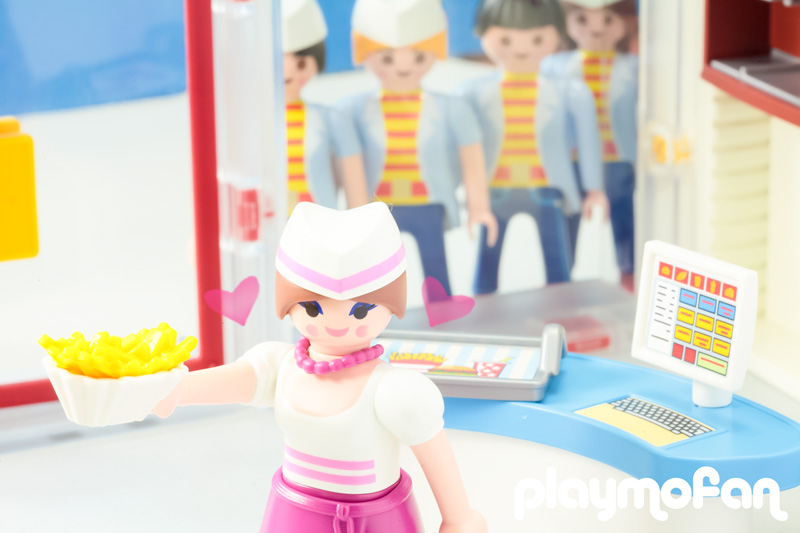  playmobil 70084 Diner Waitress with Counter