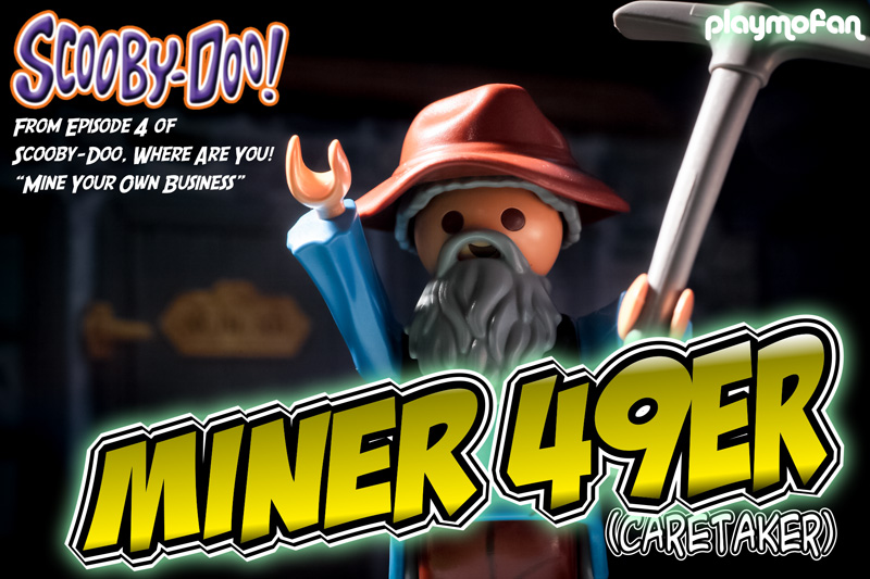 playmobil 70288 SCOOBY-DOO! Mystery Figures Miner 49er