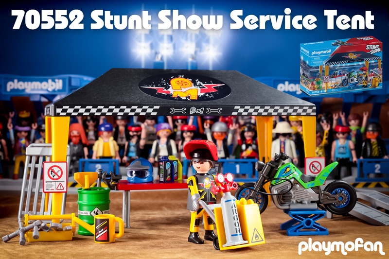 playmobil 70552 Stunt Show Service Tent