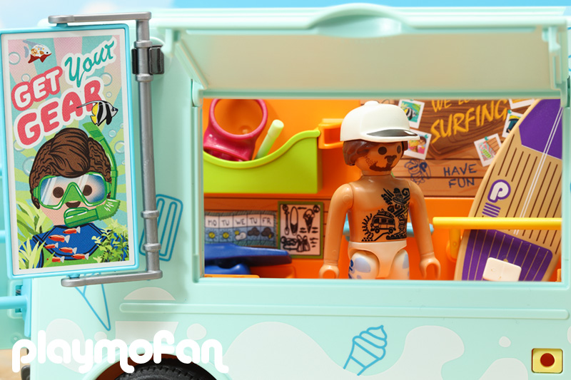 playmobil 71904 Ice Cream Truck with Surf Shop
