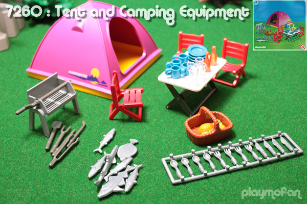 playmobil 7260 Tent and Camping Equipment