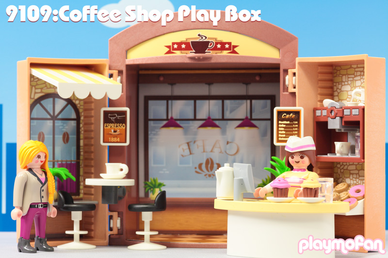 playmobil 9109 Coffee Shop Play Box