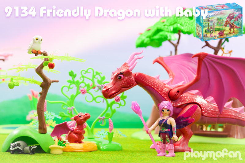 playmobil 9134 Friendly Dragon with Baby 